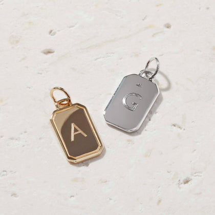 Tag Pendant Silver